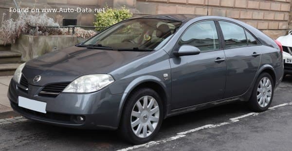2002 Nissan Primera Hatch (P12) 2.5 i 16V (170 Hp)